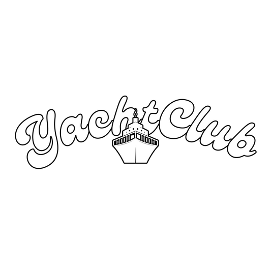 (Windshield Banner) Big YACHT CLUB